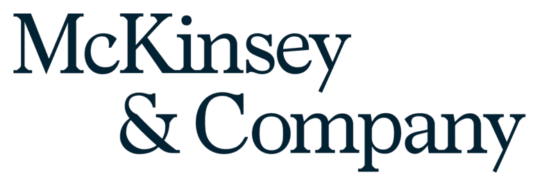 McKinsey and Company logo in dark blue text