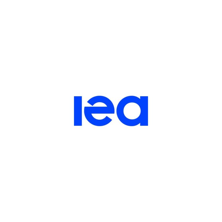 Blue lea logo on light grey background
