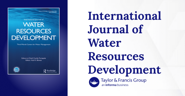 Cover of International Journal of Water Resources Development