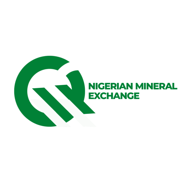 Nigerian Mineral Exchange green logo design