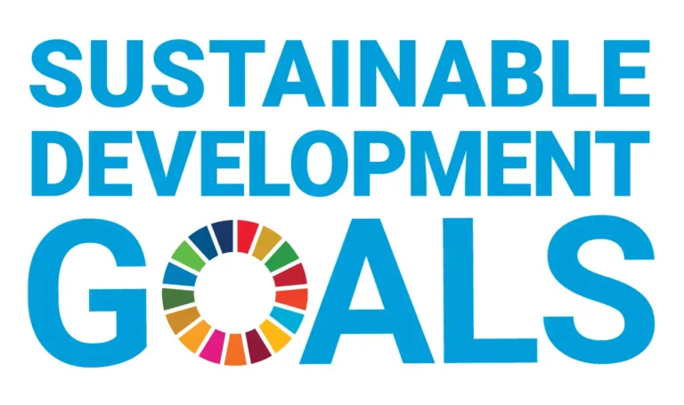 Sustainable Development Goals logo with colour wheel
