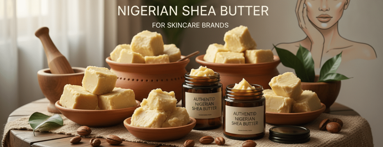 authentic unrefined nigerian shea butter for skincare brands