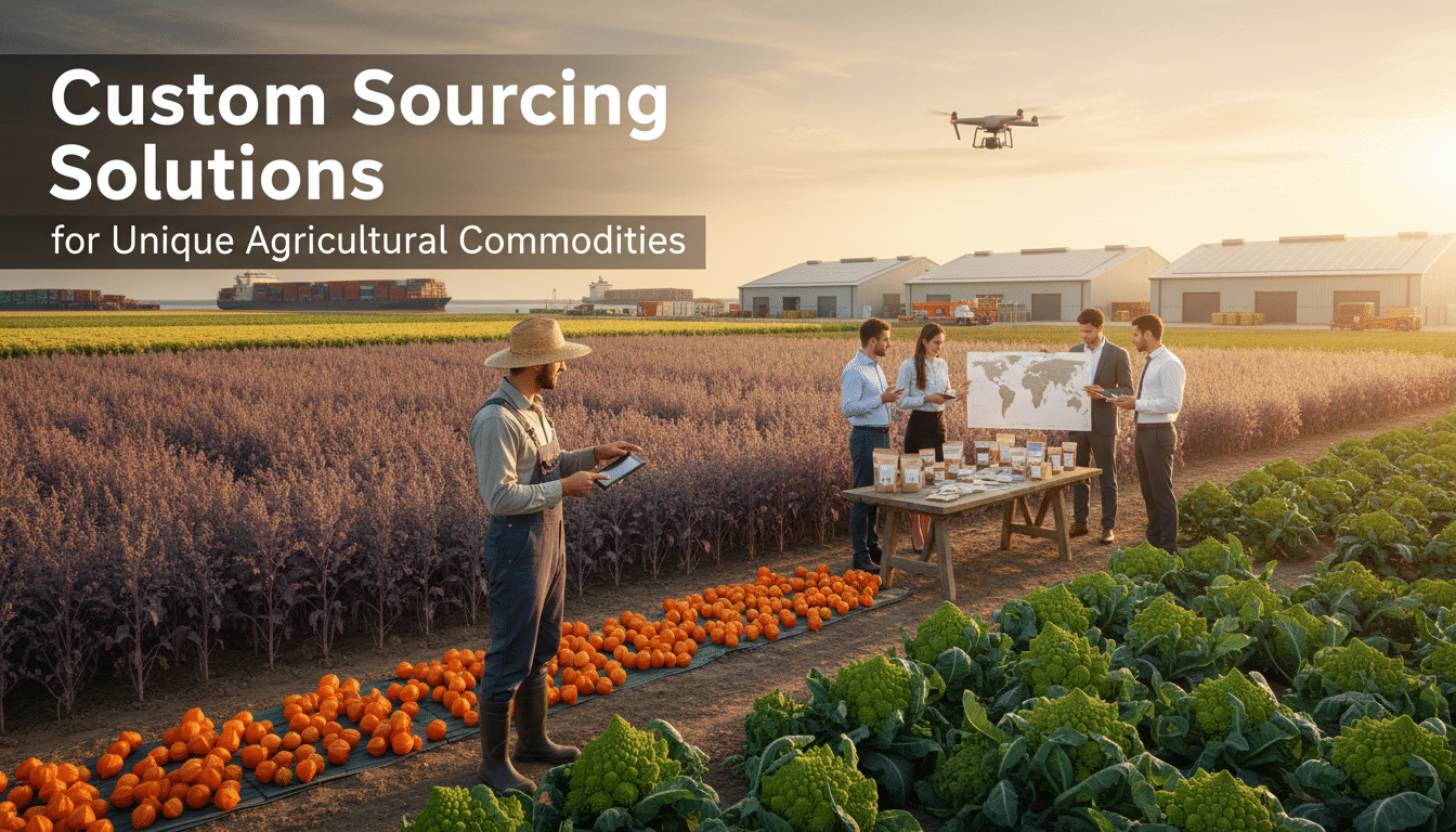 custom sourcing solutions for unique agricultural commodities