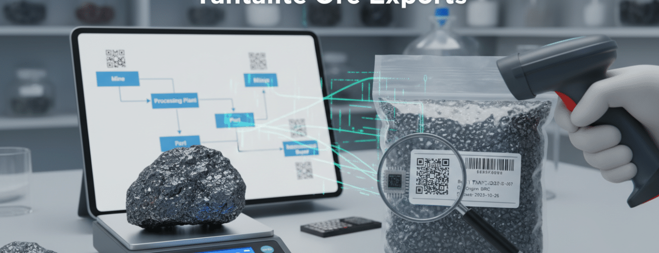 ensuring traceability and quality in tantalite ore exports