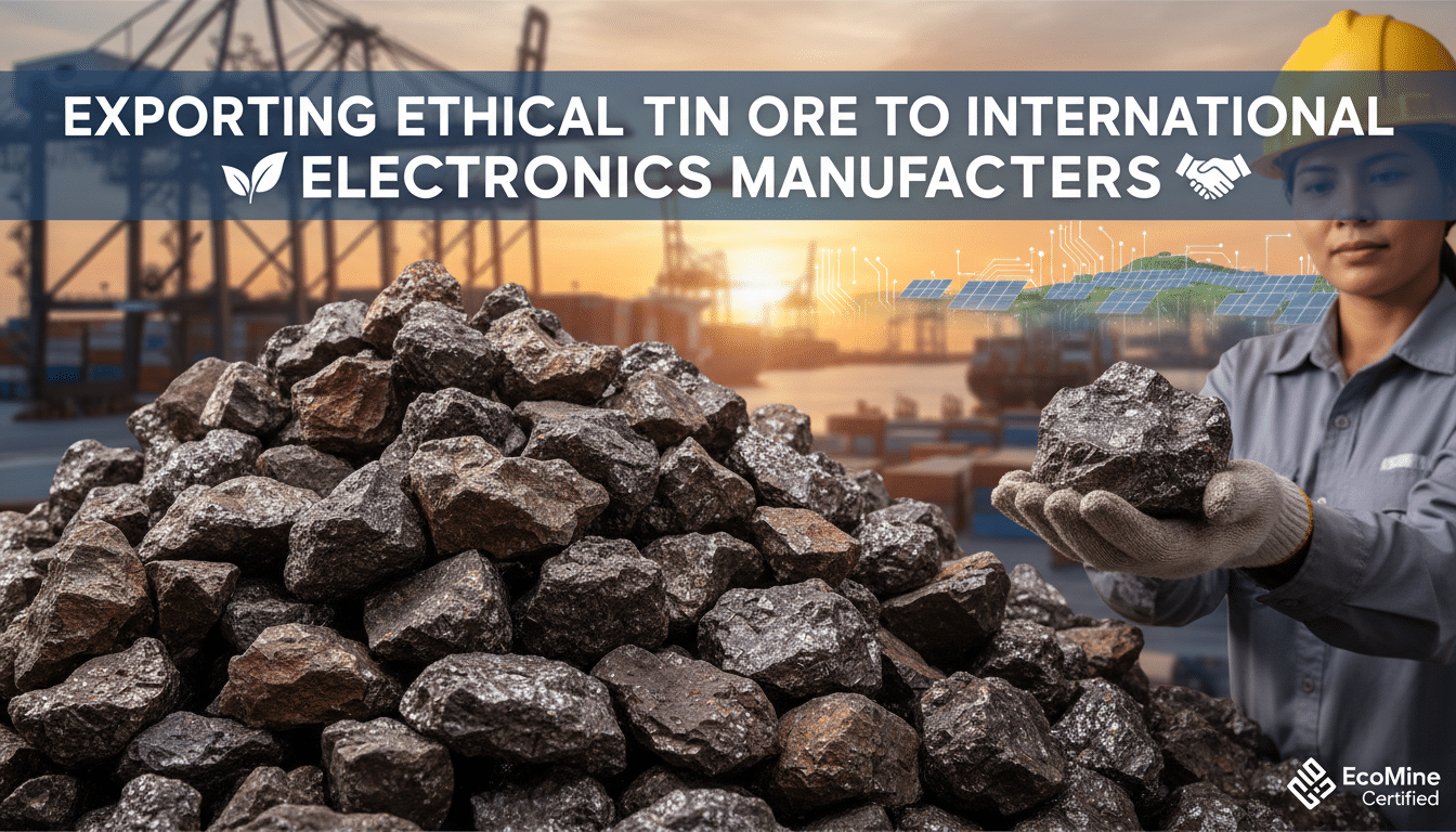 exporting ethical tin ore to international electronics manufacturers