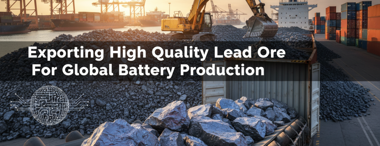 exporting high quality lead ore for global battery production