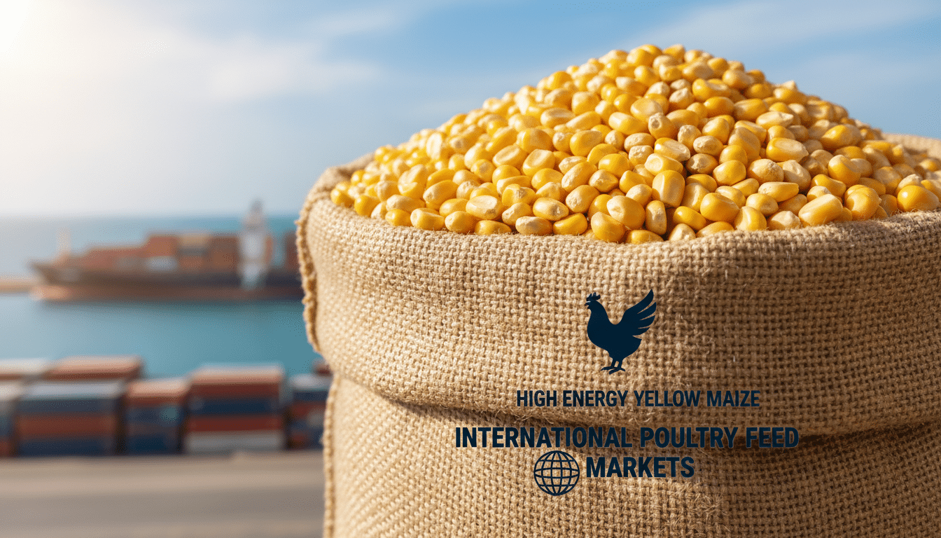high energy yellow maize for international poultry feed markets