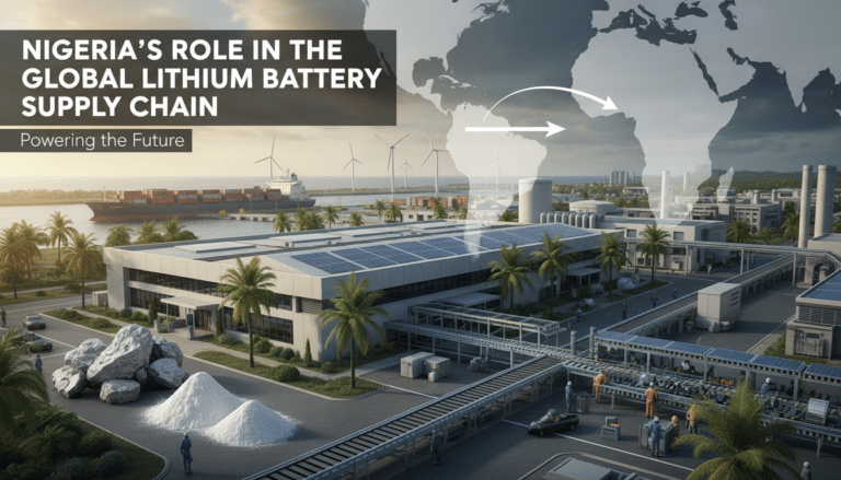 Nigeria lithium battery factory by coastal port
