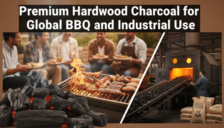 Hardwood charcoal for BBQ and industrial use
