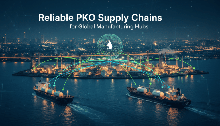 Oil refinery and tankers with digital supply network