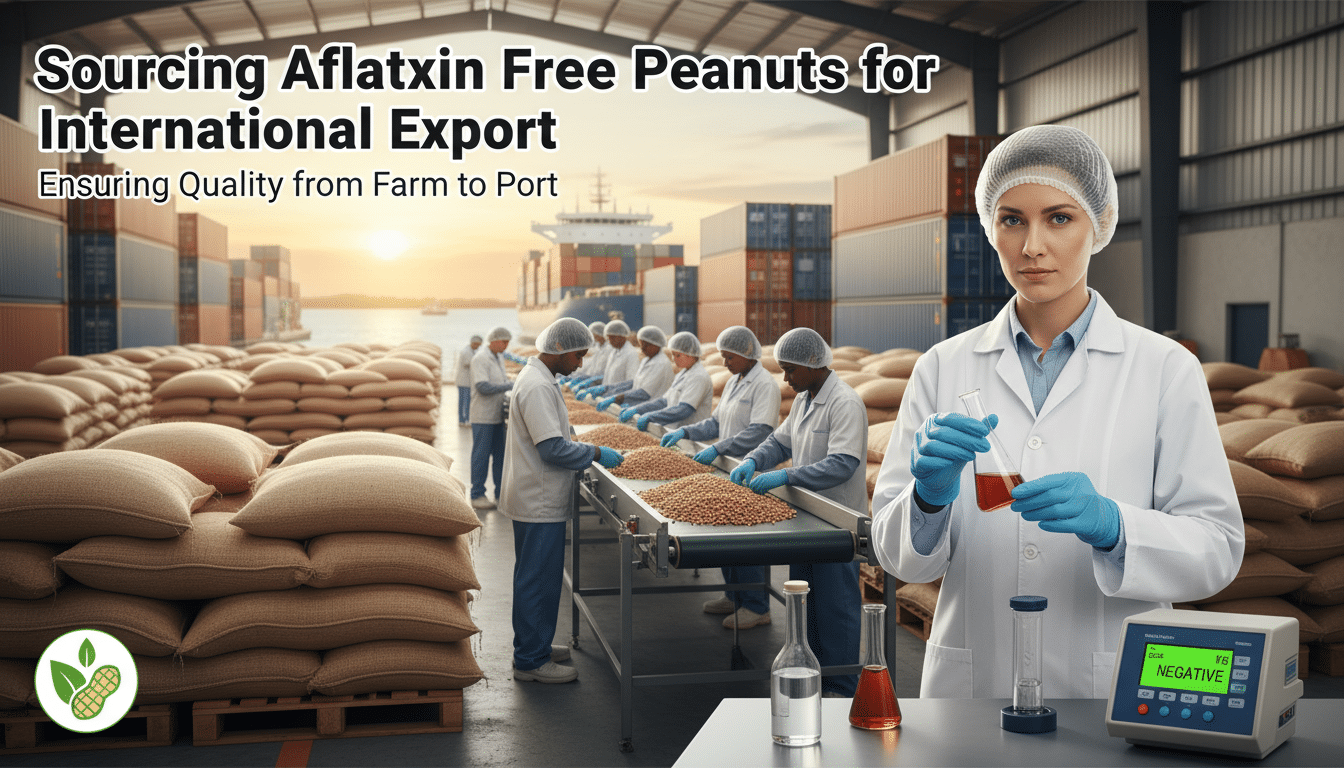 sourcing aflatoxin free peanuts for international export