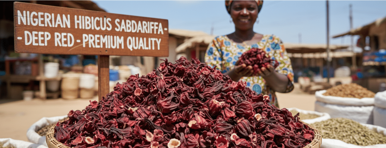 sourcing deep red hibiscus sabdariffa from nigeria
