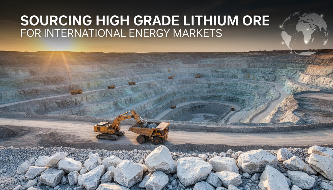 sourcing high grade lithium ore for international energy markets