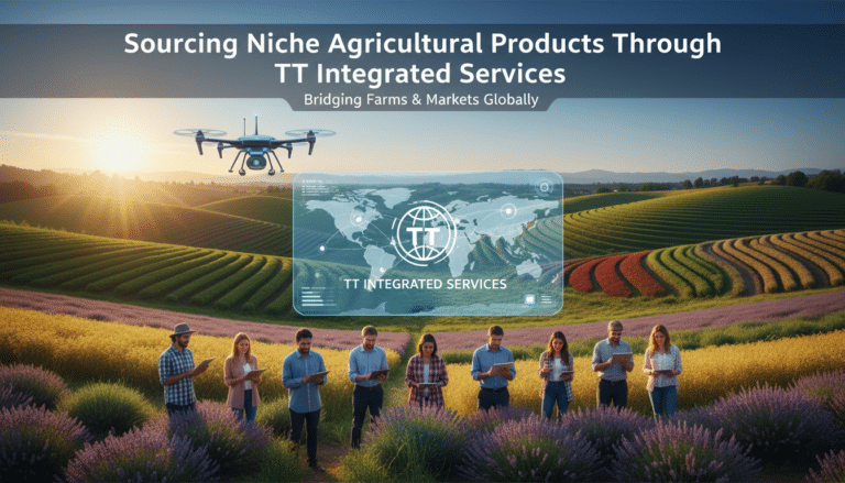Drone and farmers using tablets in terraced fields