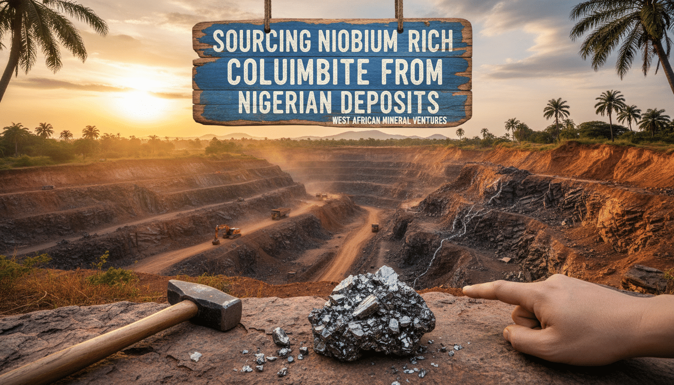 sourcing niobium rich columbite from nigerian deposits