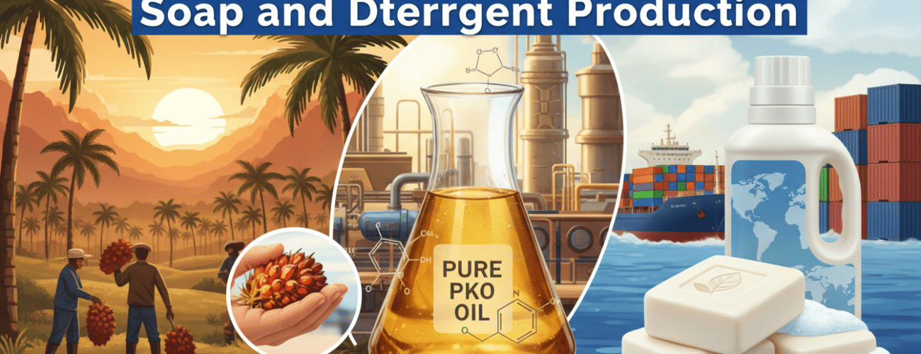 sourcing pure pko for international soap and detergent production