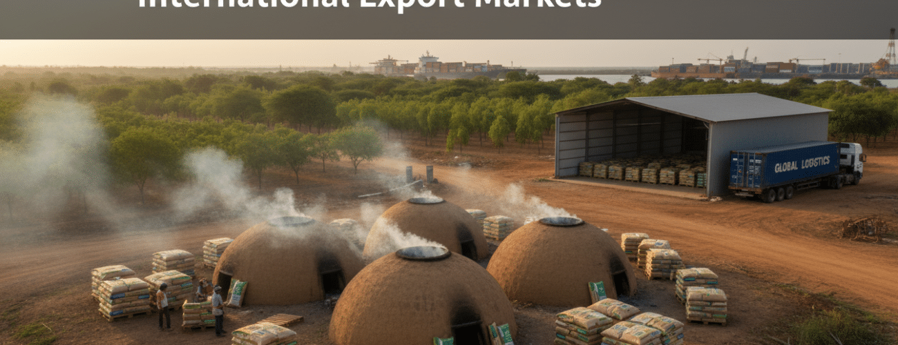 sustainable charcoal production for international export markets