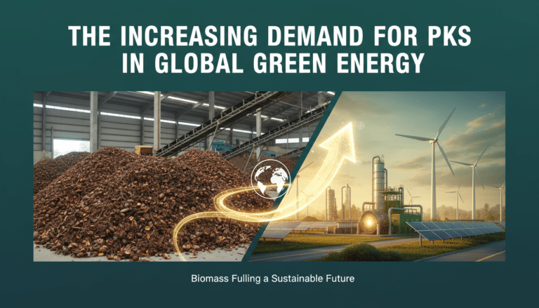 Palm kernel shells powering global green energy transition