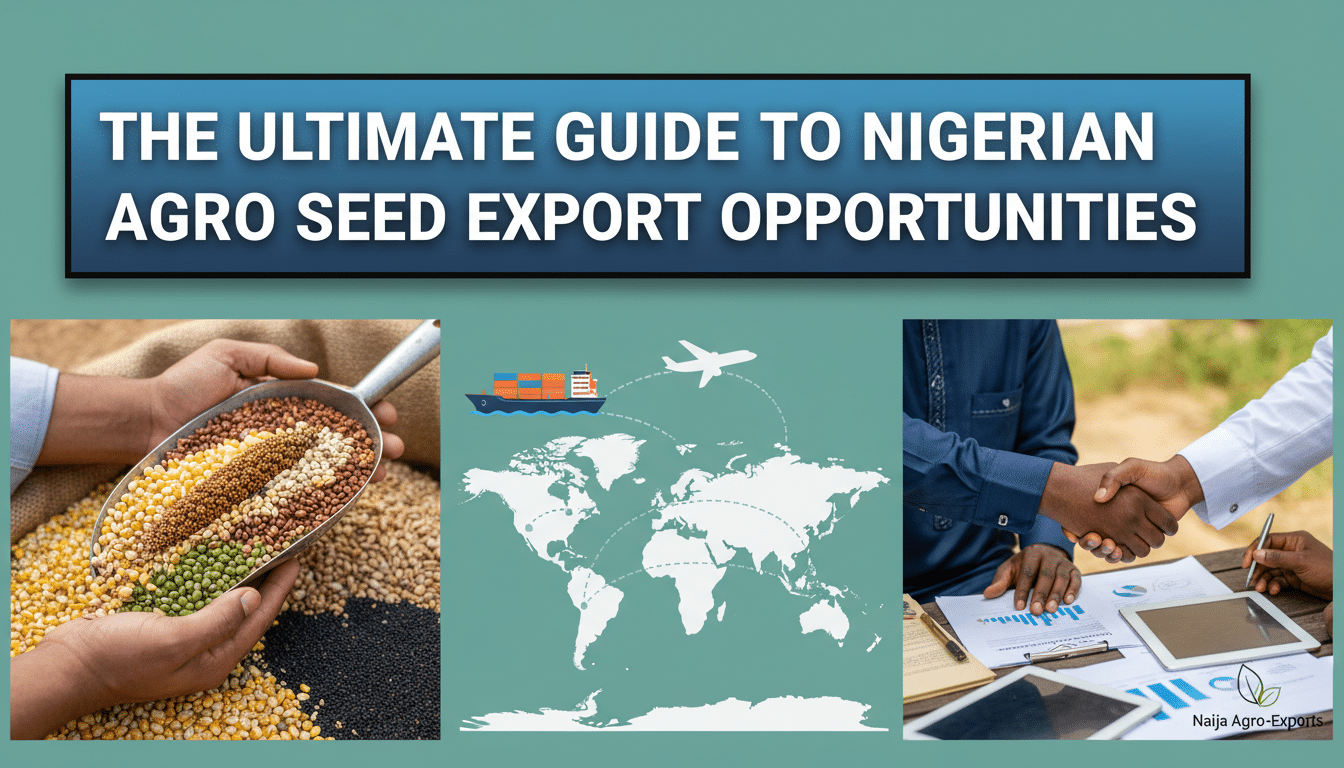 the ultimate guide to nigerian agro seed export opportunities