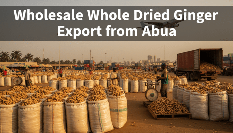 Wholesale dried ginger sacks ready for export market