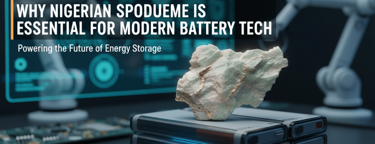 why nigerian spodumene is essential for modern battery tech