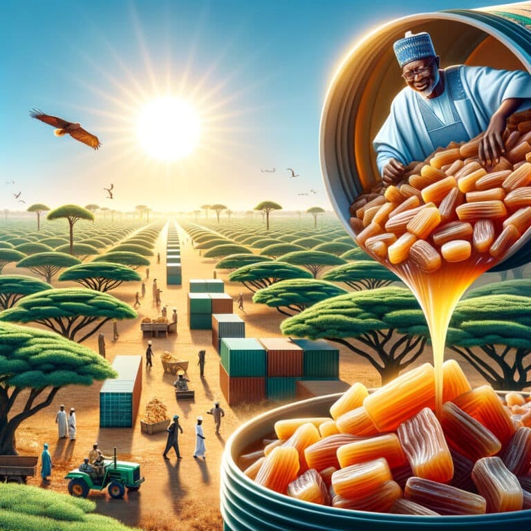Palm oil production in African agricultural landscape