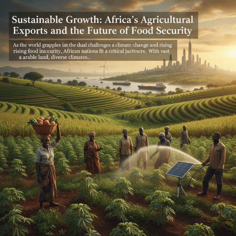Sustainable Growth: Africa’s Agricultural Exports and the Future of Food Security